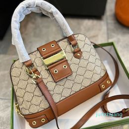 Designer -25cm Fashion Women Shoulder Bags Chain Messenger Bag Leather Handbags Shell Purse Cosmetic Crossbody Bags Totes 2022