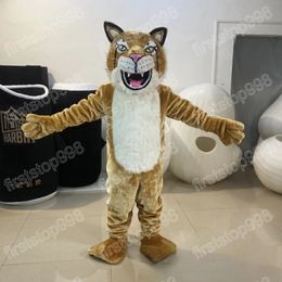 Halloween Tiger Mascot Costume simulation Cartoon Anime theme character Adults Size Christmas Outdoor Advertising Outfit Suit