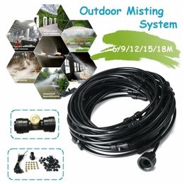 Watering Equipments Outdoor Fog Mist System China Supplier Air Conditioner Working Pressure 2-30 Bar Water Spray Cooling 220929