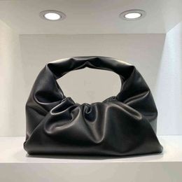 Evening Bags Classic Handbags horn Designer Genuine Leather cloud wrinkle dumpling underarm portable shoulder bag retro