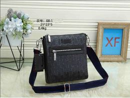 Designers Fashion Cross body Men CrossBody Bags Pu Leather Briefcase luxury Shoulder Bag Messenger Handbags 08-1#21cm