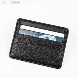 Wallets Fashion Slim Minimalist Wallet PU Leather Holder Short Purse Leather ID Card Holder Candy Color Bank Multi Slot Card L220929