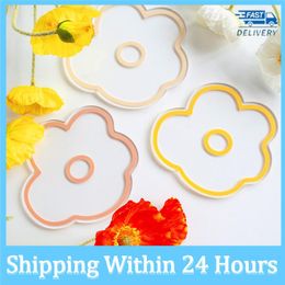 Table Mats Kawaii Acrylic Tableware Mat Nail Art Resin Palette Flower Display Jewellery Props