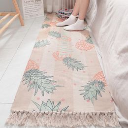 Carpets Pineapple Decorative Mat Contracted Carpet Home For Dining Room Floor Sofa Cotton Bedroom Decoration Nordic Style