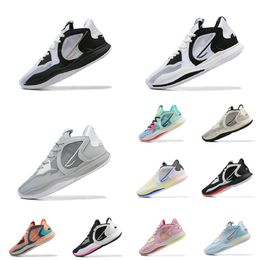 Kyrie Low 5 EB mad bounce basketball shoes in Team Gold, Black, Red, White, Bred, Wolf Grey, Pink, Community Irving, Kyries, and Infinity with Box