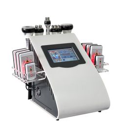 TOP Body Shaping Machine 6 in 1 Ultrasonic 40K Cavitation Vacuum Fat Loss Remove Wrinkle RF Beauty Device Commercial Spa