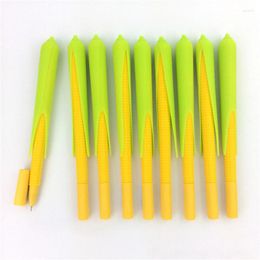 30Pcs/Set 0.5mm Cute Silicone Corn Gel Pen Black Ink Pens Stationery Office School Supplies Gift