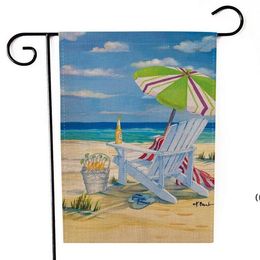 Camping Garden flag courtyard Flags welcome yard linen many variety of Banner by sea GCB15894