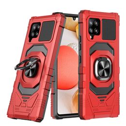 Phone Cases For Redmi NOTE 10 PRO LG STYLO 7 Dual-layer PC&TPU Shockproof With Rotating Ring Kickstand Anti-fall Funtion Cover