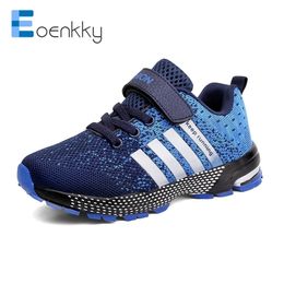 Sneakers Fashion Sports Boys Hook Loop Kids Casual Shoes Children Breathable Mesh Running Walking Tenis Girls 220928