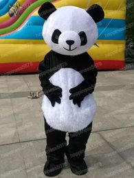 Performance Panda Mascot Costumes Cartoon Character Outfit Suit Carnival Unisex Adults Size Halloween Christmas Fancy Party Carnival Dress suits