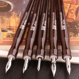 Fountain Pens Japen GREAT MASTER Dip Professional Comics Tools 5 Shaft 5 Nib Set 220928