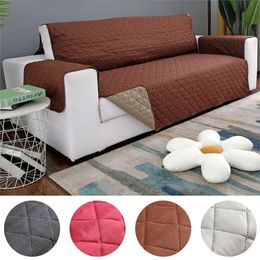 Chair Covers 1234 Seat Sofa Couch Cover Chair Throw Pet Dog Kids Mat Furniture Protector Reversible Removable Armrest Slipcovers 220929