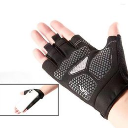 Cycling Gloves 1Pair Half Finger Men Lady Cycle Weight Lifting Train Driving Glove Weightlifting Equipment Training For Unisex