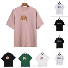 dry angles UK - Men's T-shirts Shirs Palms Men Shir Designer Mens Bear Shor Sleeve T-shir Man Women Womens Shirs Tee Breahable Quick Dry Causal Angles