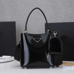 designer bag crossbody bags shoulder luxuries designers women luxury woman handbag luxurious handbags bucket patent leather Paris French dustbag