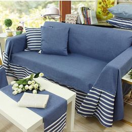 Chair Covers Stretch Sofa Cotton Flax Sover Elastic Mat Anti-slip Cover Slipcover For 1 2 3 Seat Couch Love S-49