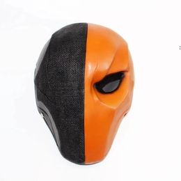 Halloween Arrow Seasation Deathstroke Masks Face Full Face Masquerade Deathstroke Cosplay Costume Props Resina Resina M￡scara M￡scara BBB15917