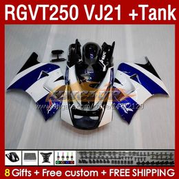 Fairings Kit & blue stock Tank For SUZUKI RGV250 SAPC VJ21 RGVT250 RGV-250CC 88 89 Bodywork 159No.5 RGVT-250 RGV-250 Panel RGVT RGV 250 CC 250CC 1988 1989 Fairing Kit