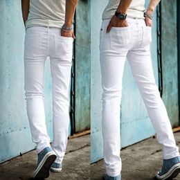 Men's Jeans High Quality Fashion Slim Male White Jeans Men's Trousers Mens Casual Pants Skinny Pencil Pants Boys Hip Hop Pantalon Homme 220929