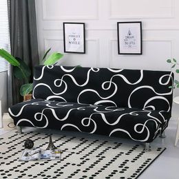 Chair Covers Universal All-Inclusive Sofa Bed Cover Stretch Big Elasticity Couch Without Armrest Folding For 160-190cm