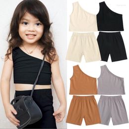 Clothing Sets Baby Girls Summer Clothes Children Cotton Outfit Toddler Suit Kids Costume Bodysuit Kawaii From 2 To 7 Years 2022