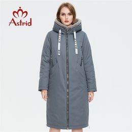Womens Down Parkas Astrid Womens winter parka Long Casual Hooded fur mink down Minimalist style jackets for women coat plus size parkas AT10089 220929