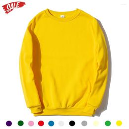 Men's Hoodies Men O-Neck Sweatshirts Unisex Woman 9 Color Casual Autumn Winter Fleece Hip Hop Plus Size Sweatshirt Sweat Tops