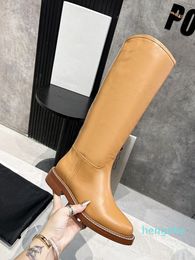 boots leather lady for ladies Fashionable sexy shoes Simple and versatile shoes