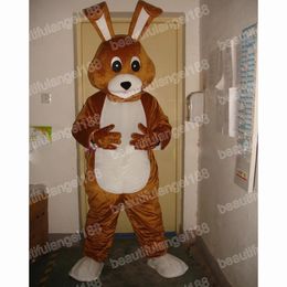 Christmas Rabbit Mascot Costume Cartoon Character Outfit Suit Halloween Adults Size Birthday Party Outdoor Outfit Charitable activities