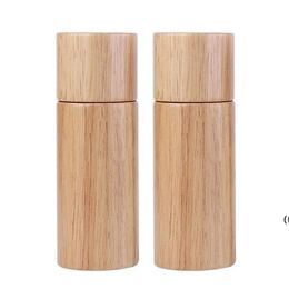 Wooden Salt and Pepper Grinder Set Manual for Seasoning Cooking Serving Dining GCB15913