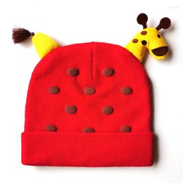 Hats Winter Born Baby Deer Hat Accessories Cotton Boy Girl Infant Pography Props Toddler Bonnet