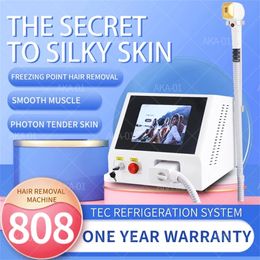 2000W Diode Laser Epilator Instrument 3 Wavelength 755 808 1064nm Hair Removal Machine Cooling Head Painless Epilation Facial Body Hair