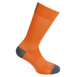 Sports Socks Orange Colours Unisex Professional Brand Sport Breathable Road Bike Bicycle Outdoor Racing Cycling