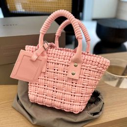 Totes Bbag Designer Tote Bag Women Woven Vegetable Basket Shoulder Handbag Large Capacity Shopping Messenger Bags Woman Purse 220929