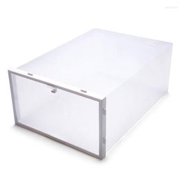 Clothing Storage 1639-Shoe Organizer Drawer Transparent ABS Shoe Box Rectangle PP Thickened Shoes Boxes