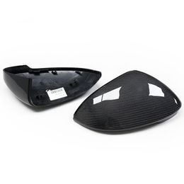 Car Styling Mirror Cover Real Carbon Rearview Mirror Caps For Golf 8 MK8 Replacing Side Wing Housing Covers