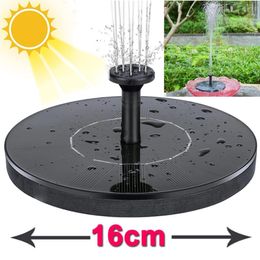 Garden Decorations Solar Power Water Fountain Pump Solar Fontein Bird Fountain Water Floating Fountain Pond Garden Patio Decor Lawn Decoration 16cm 220928