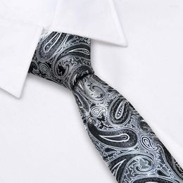 Bow Ties Fashion Print Men's Stripe Business Neck Tie 8cm Square Pattern Shirt Dress Accessories