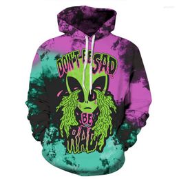 Men's Hoodies Funny Hip Hop Men Women Fashion Game Alien Style 3d Hoodie Kids Clothing Sweatshirt Boys Tracksuit Children Coat