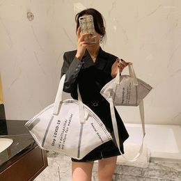 Storage Bags Mask Bag With Shoulder Strap Ladies Shopping Unique Design Trendy Female Money Tote Size Small SizeL