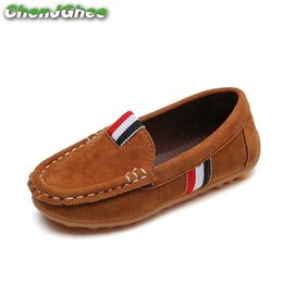 Sneakers Fashion Soft Boys Shoes Kids Loafers Slip-on Children's Casual For Toddler Big 4 Colours Classic Classical Version 220928