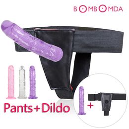 Beauty Items Female Dildo Panties sexy Toy for Women Strap On Big Panty With Suction Cup Strapon Harness Vagina/Anal Plug Shop