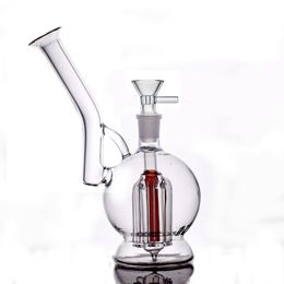 cheaepst glass oil burner bong hookah dab rig with ice honeycome ash catcher perc arm tree filter heady beaker bong with 14mm joint banger nail and dry herb bowl