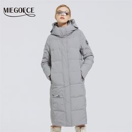 Womens Down Parkas MIEGOFCE Womens Long Cotton Coats With miegofce Design Winter Waterproof Parkas Windproof Clothes Womens Jacket 220929