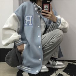Women s Jackets coat ladies and jacket couple tops college style cardigan high quality baseball uniform 220929