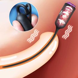 Beauty Items Masturbators Urethral Sounding Vibrators Male Masturbation Tools Catheter Urethra Dilator Egg For Men Horse Eye Sticks sexy Toys