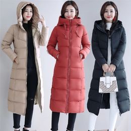 Mens Down Parkas Winter Jacket Women Parkas Hooded Casual Overcoat Female Jacket Cotton Padded Parka Oversize Outwear Plus Size 6XL 220930