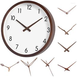 Wall Clocks Creative DIY Clock Wooden/metal Hands With SUN Shaft Movement Walnut Needle Quartz Replace Part Accessories