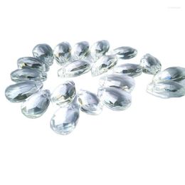 Chandelier Crystal Whole Sale 1000pcs/lot 16mm K9 Clear Faceted Pointed Pear Drop Glass Lighting Parts For DIY Window Suncatcher